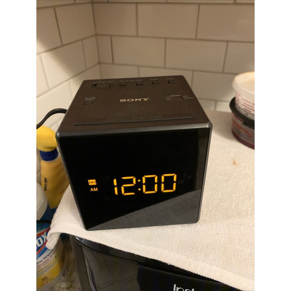 Sony Alarm Clock Radio - Black ICF-C1